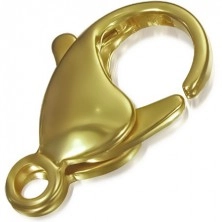 Karabinerverschluss aus Kupferlegierung, goldene Farbe, 12 mm 