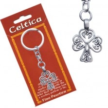 Schlüsselanhänger keltischer Baum aus Metall