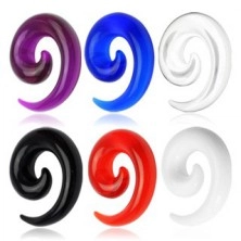 UV Akrylexpander - bunte Spirale