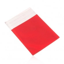 Zellophanbeutel für Geschenk, matte Oberfläche, rote Farbe
