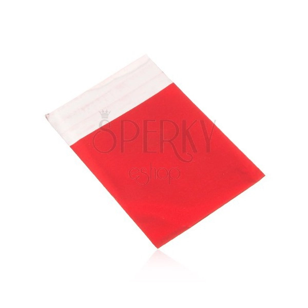 Zellophanbeutel für Geschenk, matte Oberfläche, rote Farbe