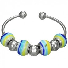 Armband im Murano Style, Perlen in Bonbon-Farben