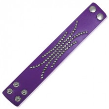 Violet Armband mit Nieten - Lederimitat