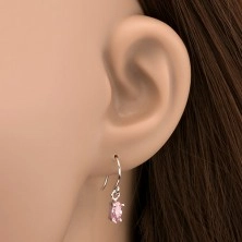 Ohrringe aus Silber 925 - Zirkonkorne auf Häckchen