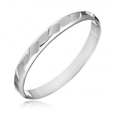 Ring aus Silber 925 - strahlende abgeschliffene Formen