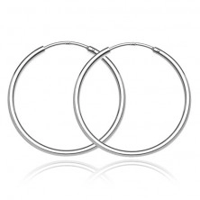 Klassische strahlende silberne 925 Ringe, 30 mm