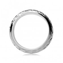 Ring aus Silber 925 - kleine Augen als Gravierung